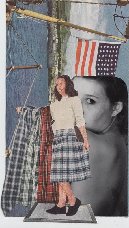“Untitled No. 4.” Isabelle Keller. Photograph, photograph cutout and magazine cutout.