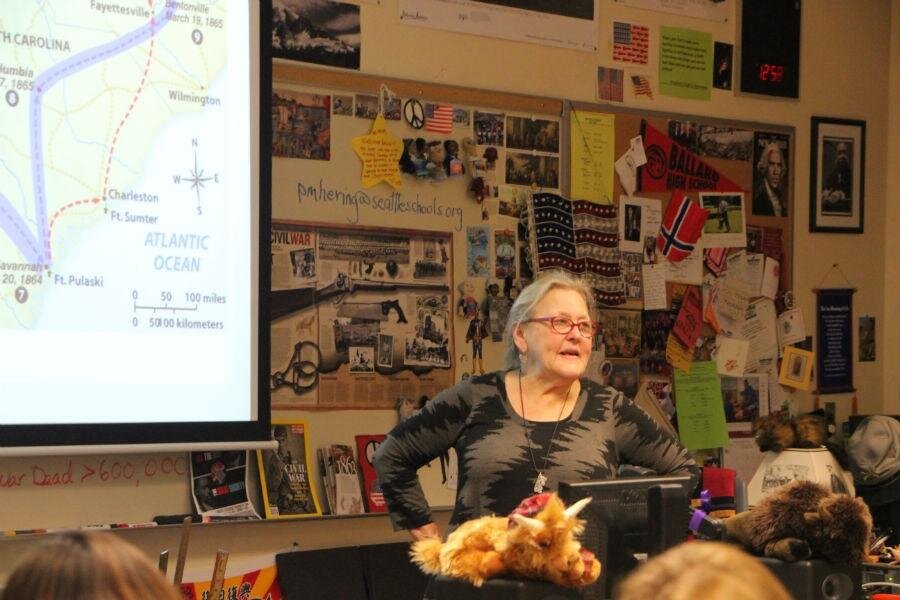 Avary LenzPam Hering has been teaching history at BHS for six years. She is known for her fascinating and unusual stories that she often recants to her students.