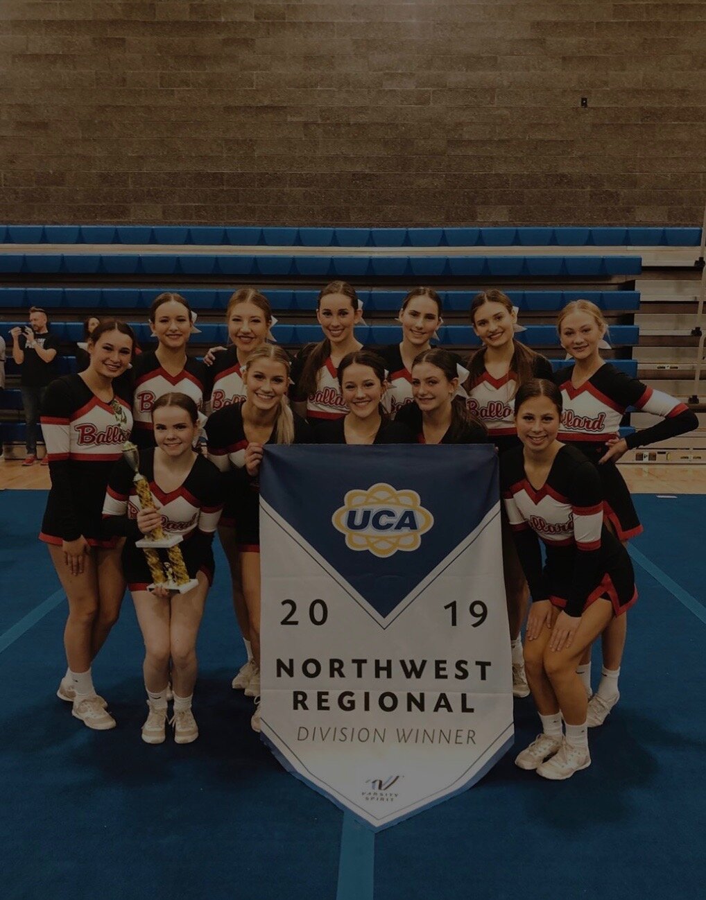 Cheer is heading to nationals for the third year in a row, after winning regionals on Nov. 2. “A lot of preparation goes into the two minutes and 30 seconds we spend on the met,” senior Mclaren Hadley said. (Courtesy of Samantha Burnstead)