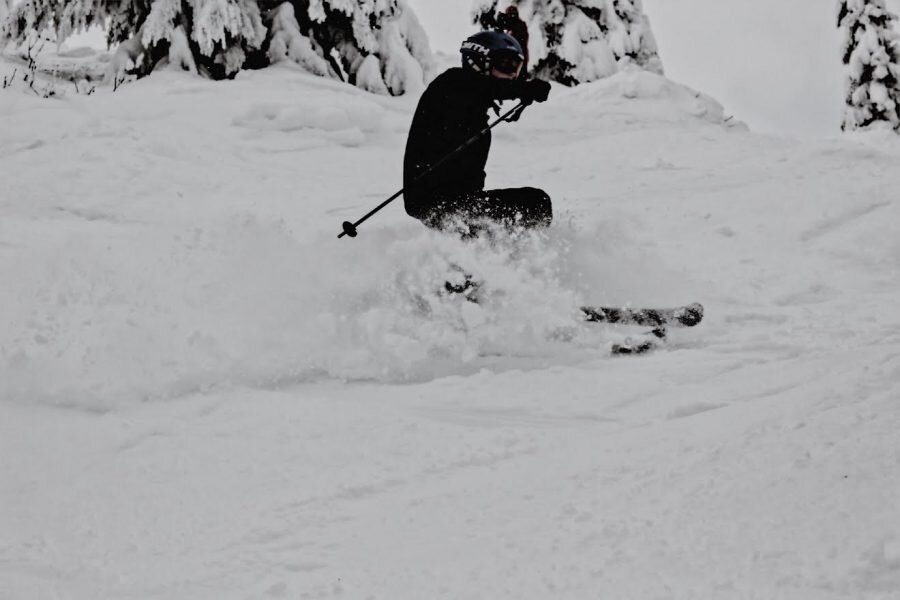 Courtesy of Tera RichardsonSkiing is one of the most popular outdoor winter activities.