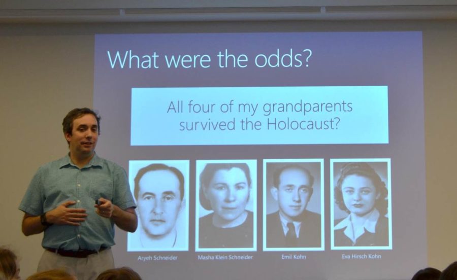 The grandchild of four Holocaust survivors, Arik Cohen, tells stories of endurance to never forget the tragedy of the Holocaust.