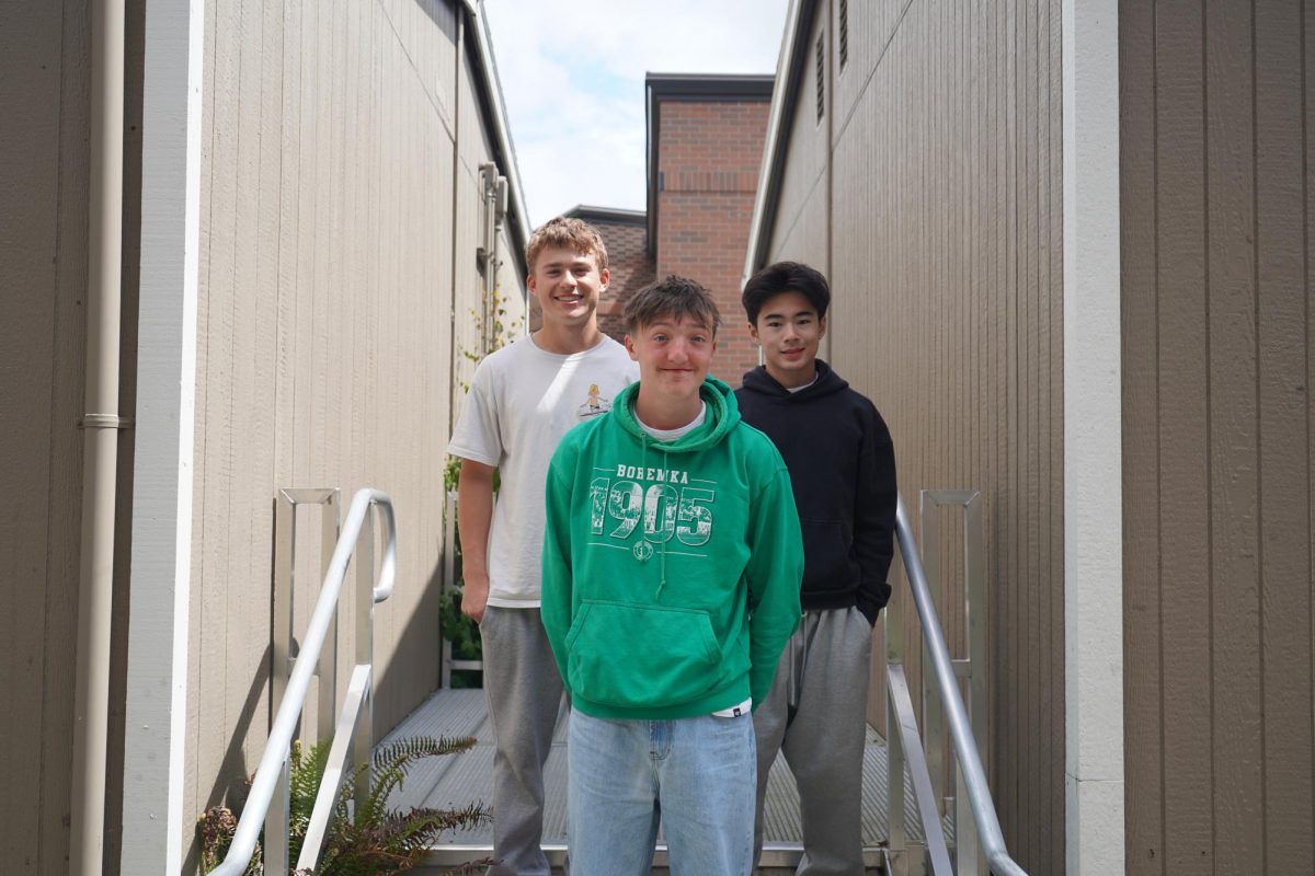 Jack Rees (top left), Hanzo Watanabe (top right), and Thijs Buning (middle) will become next years sophmore ambassadors. 