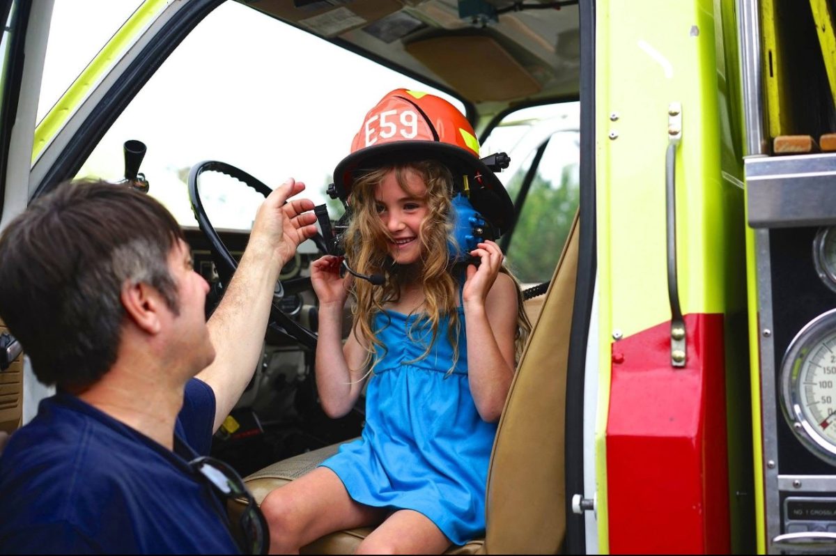 After being introduced to firefighting by her mentor Todd Wollum from the Shoreline Fire Department, King enrolled in the
Skills Center FITE (First in Training and Education) class, taught by on-duty firefighters.