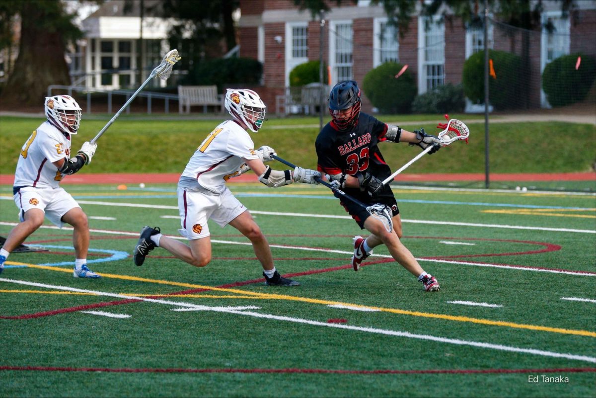 Senior and lacrosse captain Thomas Volosin became more confident as he stayed on the team and became captain. As a freshman, he was less close with his teammates, but as a senior their team chemistry grew and they played even better. (Courtesy of Thomas Volosin) 